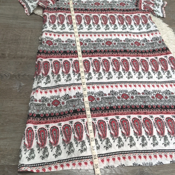NWOT ~ SHEIN Boho Tribal Print Shift Dress - Picture 9 of 10